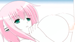 Awesome innocent babe with big juggs in anime toon