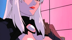 Adorable busty babes and teenage school girl in hentai