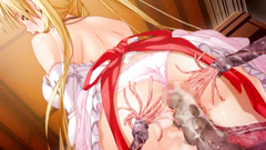 Cruel monsters and evil tentacles fuck anime babes