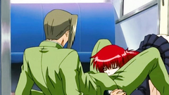 Redhead babe gets molested in public place