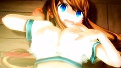 Futanari banging with young and busty girls