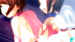 Futanari banging with young and busty girls