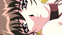 Busty anime girl in stockings gets tortured