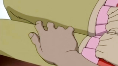 Young babe in stockings getting fucked from behind