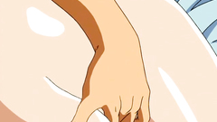 Young and sexy anime girl with blue hair gets fucked