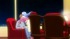 Young and sexy anime girl with blue hair gets fucked