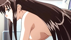 Sexy anime redhead schoolgirl fucks at school