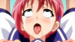 Busty redhead schoolgirl gets tortured in hentai cartoon