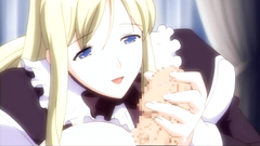 Horny and submissive hentai maids pleasing their masters