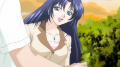 Sweet and naughty babes from hentai cartoon having fun