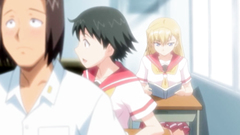 Big breasted nerdy slut gets her shaved cunt filled with cum