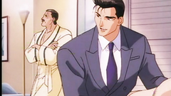 Brutal and handsome studs in erotic anime toon