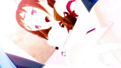 Beautiful big breasted young girls in hentai cartoon