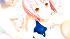 Beautiful big breasted young girls in hentai cartoon