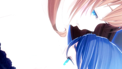 Beautiful big breasted young girls in hentai cartoon