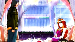 Young and sexy hentai cuties in anime cartoon