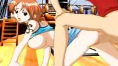 Big breasted redhead schoolgirl blows cock like a champ