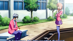 Sexy and young schoolgirl feels horny about that stud