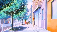 Young and handsome boys and girls in anime cartoon