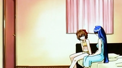 Sweet and seductive teens in erotic anime video