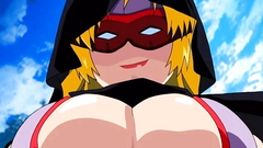 Sexy blonde with big natural tits from Naruto toon