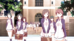 Sweet and petite hentai schoolgirls seduced for banging