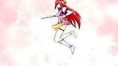 Young and handsome anime girls in hentai cartoon