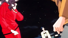 Classy lady in sexy lingerie in erotic anime cartoon