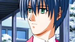 Hot schoolgirls in short skirts in hentai cartoon