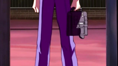 Hot schoolgirls in short skirts in hentai cartoon