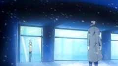 Hot schoolgirls in short skirts in hentai cartoon