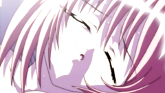 Hot schoolgirls in short skirts in hentai cartoon