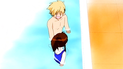 Young teens in anime love story - hentai toon