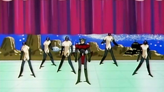 Nerdy looking teen in hentai cartoon full of adventures