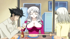 Long legs, sexy stocking and big tits in hentai toon