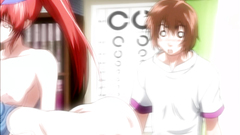 Young and sexy busty babe in stockings rides cock