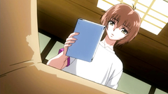 Handsome young teen sucks cock on her knees