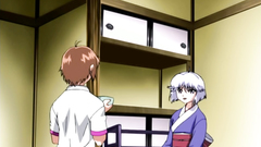 Handsome young teen sucks cock on her knees