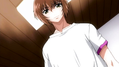 Handsome young teen sucks cock on her knees