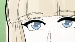 Sexy blonde babe with big beautiful tits in xxx anime