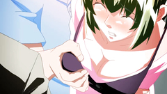 Rough fuck with breasty young hentai babes