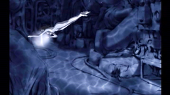 Underwater fuck with naked hentai brunette babe