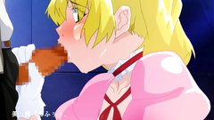 Breasty young hentai girls against big and hard cocks