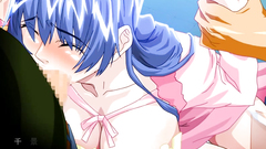 Breasty young hentai girls against big and hard cocks