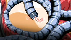 Ugly tentacles teasing sensitive boob nipple