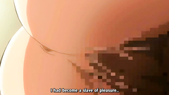 Handsome black haired teen in BDSM cartoon