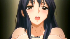 Handsome black haired teen in BDSM cartoon