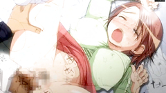 Barely legal redhead teen in hentai cartoon