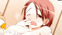 Barely legal redhead teen in hentai cartoon