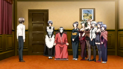 Big breasted hentai girls with long legs in erotic anime clip